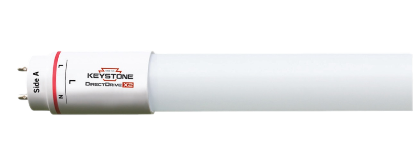 Keystone Technologies KT-LED25T8-48G DLC Listed 25 Watt LED T8 Ballast Bypass Single/Double Ended Linear Tube Lamp G13 Base