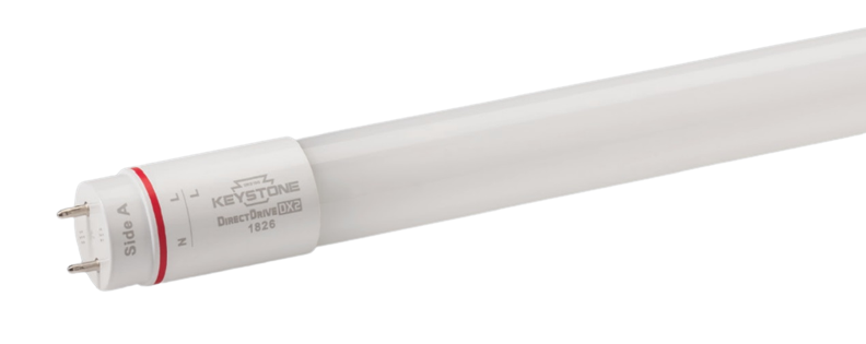 Keystone Technologies KT-LED9T8-48G DLC Listed 9 Watt LED T8 Ballast Bypass Single/Double-ended Linear Tube Lamp G13 Base
