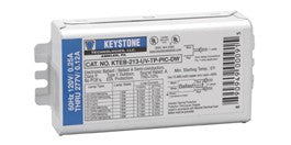 Keystone KTEB-213-UV-RS-DW CFL (Electronic) Electronic Ballast 1 or 2 Lite 13W 4-Pin CFL No Studs No Leads - 1