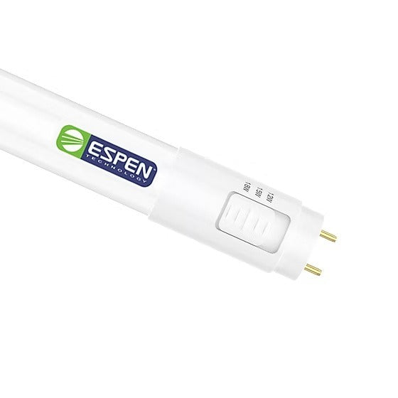 ESPEN Technology L24T8/8F/8P-XT Wattage and Color Selectable 24-Inch T8 LED CoreTech Type C NANO Plastic Linear Tube Lamp Dimmable