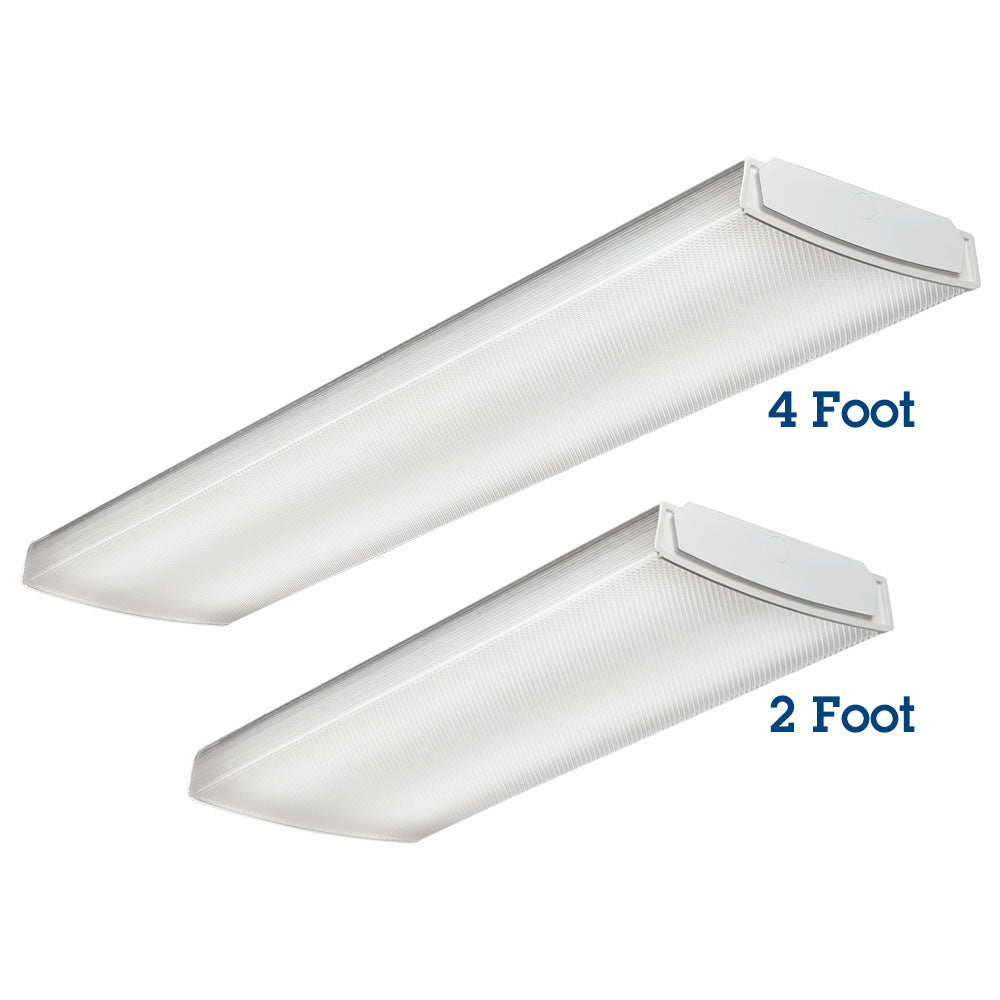 Lithonia Lighting LBL4 41 Watt 4 ft White LED Low Profile Wraparound Ceiling Fixture (Pallet Discount Available)