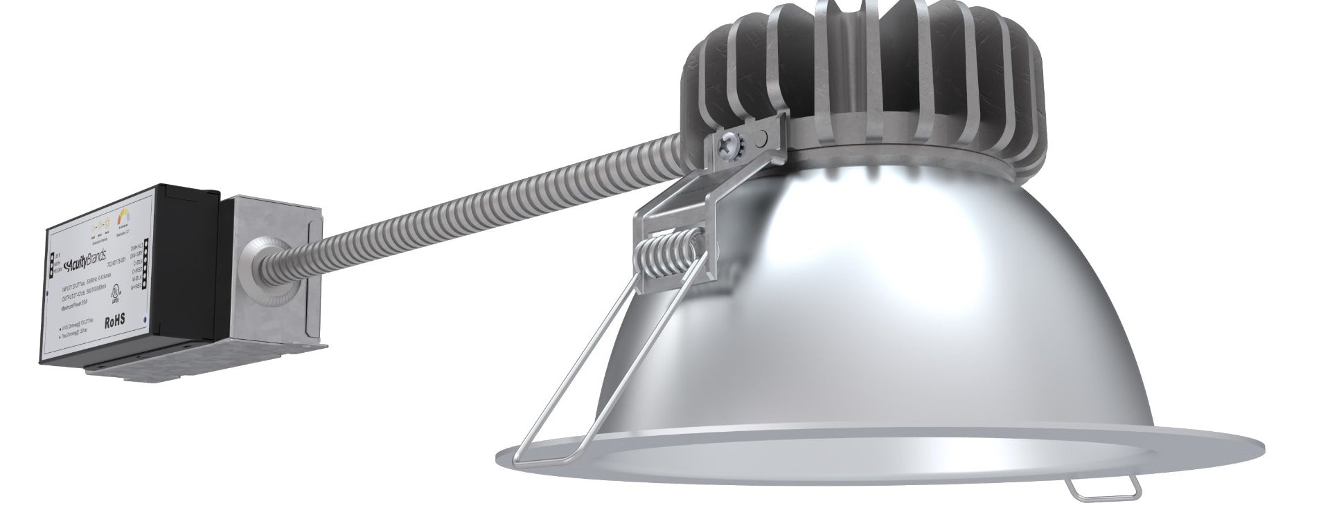 Lithonia Lighting LBR6 ALO2 SWW1 AR LSS MWD MVOLT UGZ QDS 6 Inch LED Round Retrofit Downlight Switchable CCT and Lumens - 4