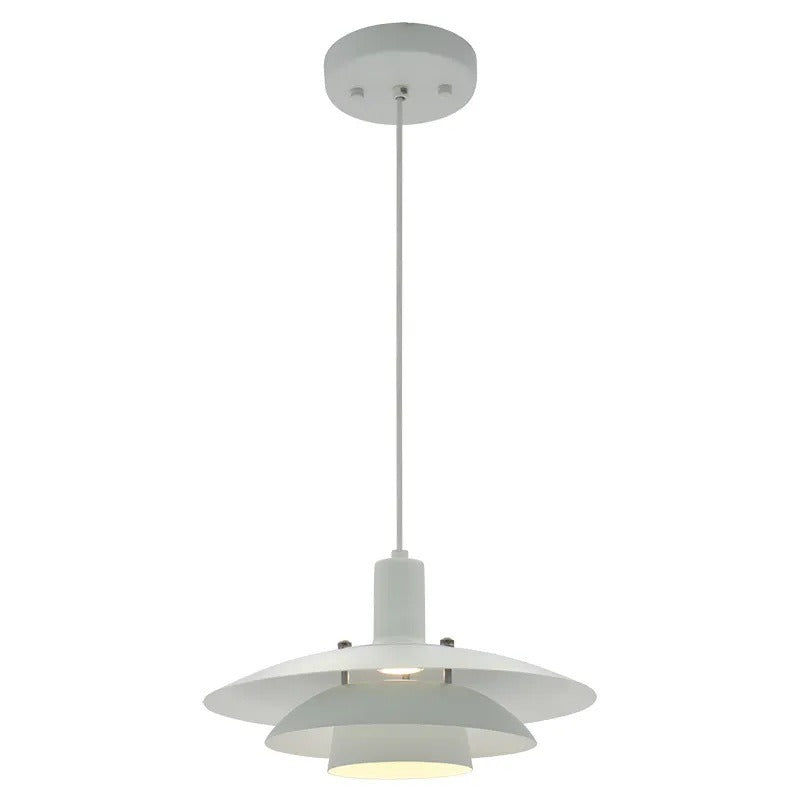 Westgate LCFL-MCT5-WH Color Selectable 10-Watt LED Modern Designer Pendant Light Fixture with TRIAC Dimming
