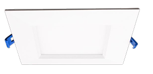 Lotus LED-6-S12W-5CCT-SQ-BF 6″ Square Regressed Baffle LED 12W 5CCT - 1
