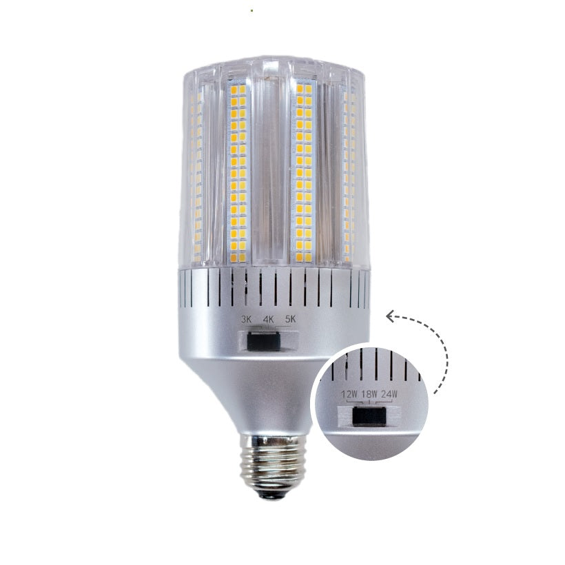 Light Efficient Design LED-8029M345-A-FW Flex Watt Flex Color Bollard Retrofit Corn Lamp Mogul Base