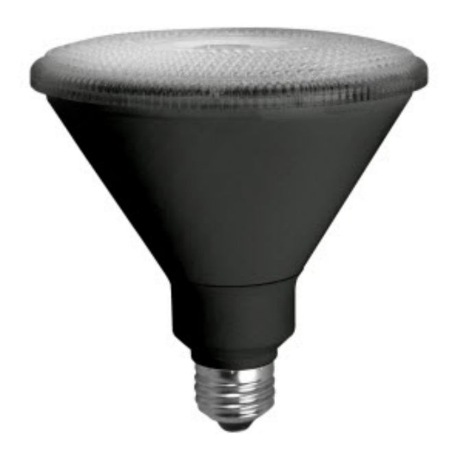 TCP Lighting LED17P38D41KFLB 15-Watt LED COB PAR38 Black Lamp Dimmable 4100K Flood Dimmable Replaces 120W Incandescent