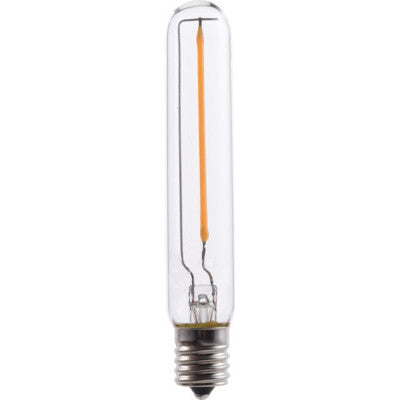 Eiko LED2.5WT6.5E17/FIL/827-DIM-G7 2.5 Watt T6.5 LED Advantage Filament Decorative Lamp 2700K Dimmable E17 Base