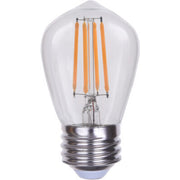 Eiko LED4WS14/FIL/827-DIM-G7 4 Watt S14 LED Advantage Filament Clear Decorative Lamp 2700K Dimmable E26 Base