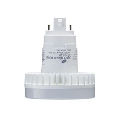 Light Efficient Design LED-7318 12 Watt 4 Pin Universal PL LED Retrofit Lamp G24q GX24q Base 120-277V
