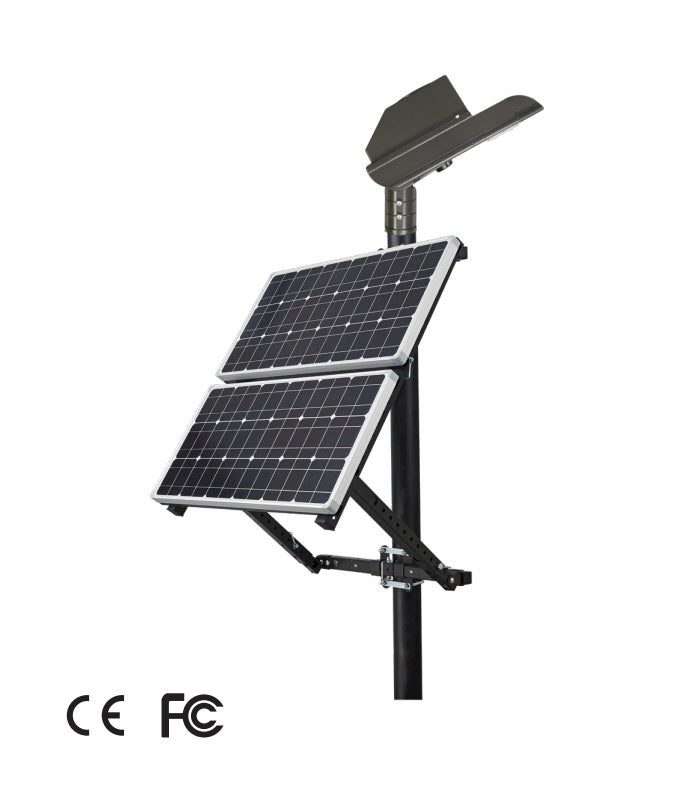 Light Efficient Design SL-SAL-OG-50W-40K-SF-BK-G2 LED Solar Off-Grid Area Light Dimmable Replaces 400W HID