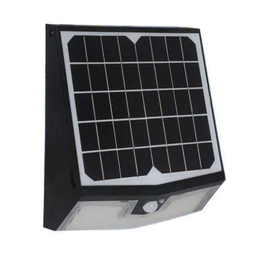 Light Efficient Design SL-SWL-15W-40K-BK-G2 LED Off-Grid Solar Wall Pack Light 4000K Replaces 100W HID