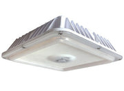 Litetronics GL80 Wattage and Color Adjustable LED Square Garage Light Fixture Dimmable