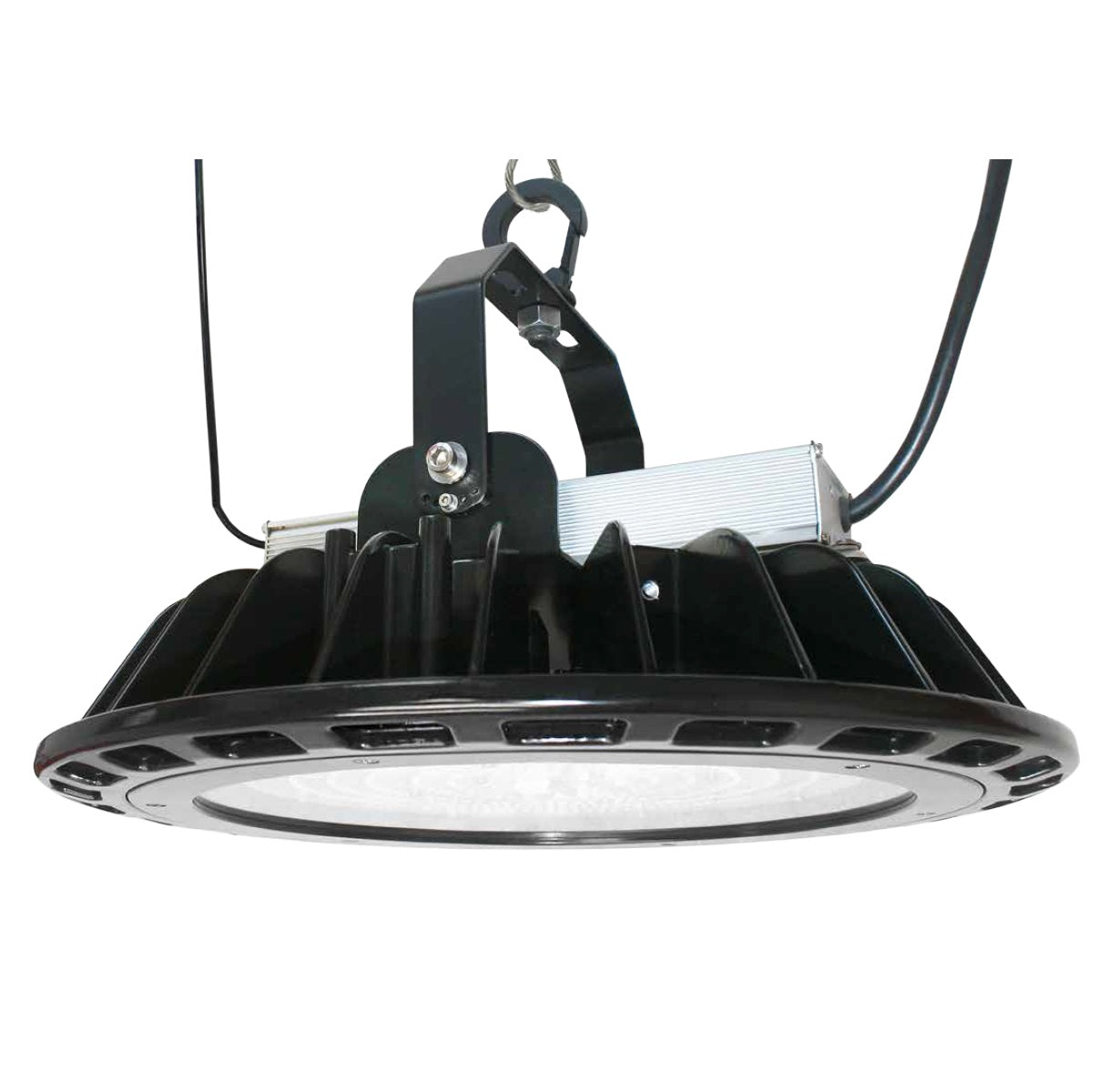 Litetronics HB185B250DLHV 185-Watt 16-Inch Round LED High Bay Fixture 5000K Dimmable