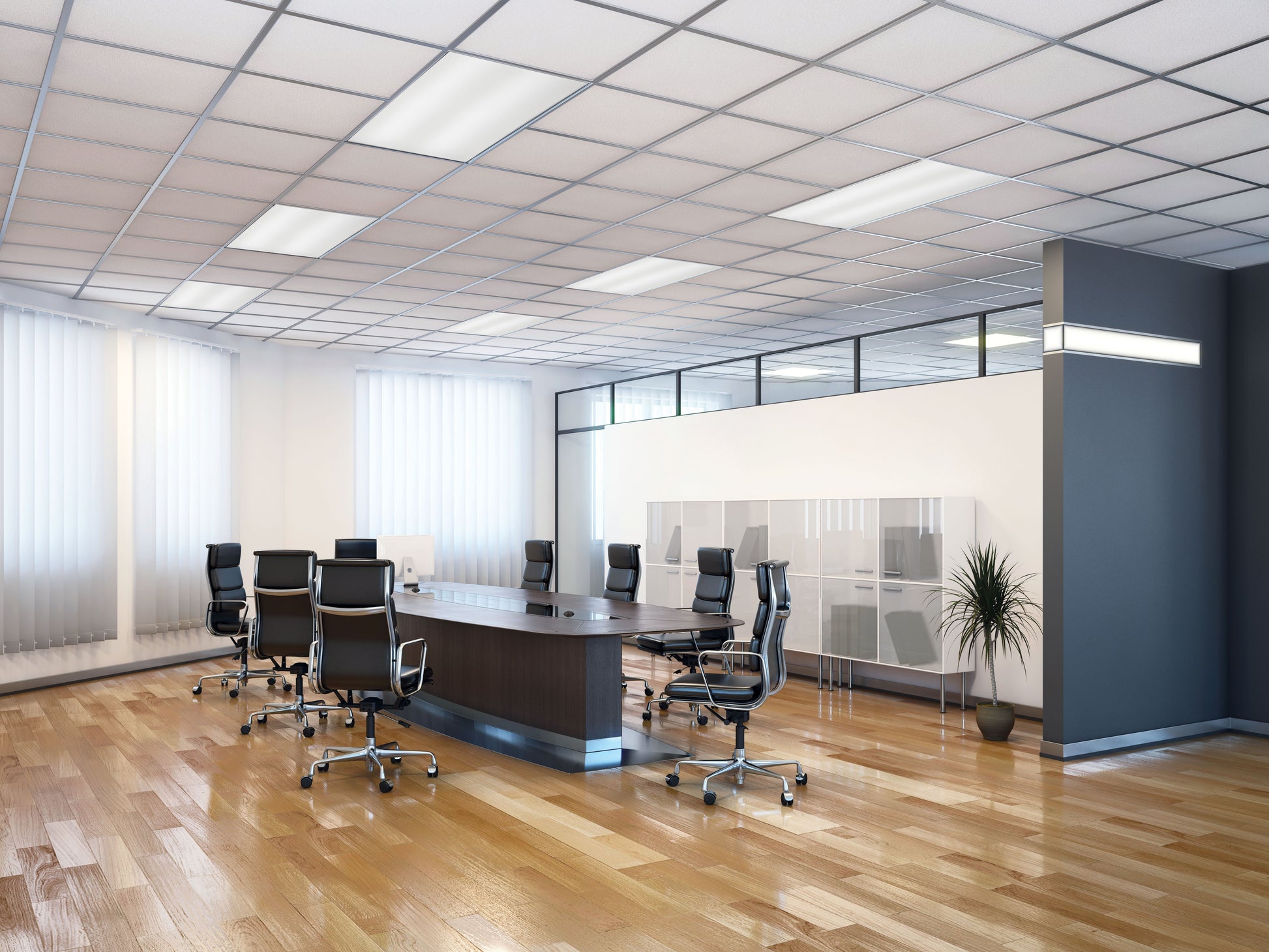 Office Lithonia Lighting 2GTL2 A12 120 LP840 35.4 Watt 2X2 Contractor Select LED Recessed Lay-In Troffer Fixture Dimmable 4000K