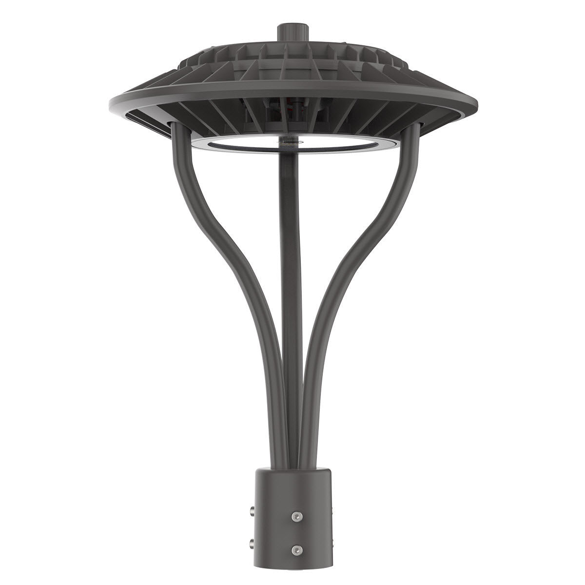 LEDone LOC-PT-MW(60/80/100/150)MCCT (30/40/50)DLV Wattage and Color Selectable LED Post Top Light Fixture