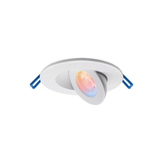 Lotus ADS2FGSTRGBCW RGB and Tunable White 5-Watt LED 2-Inch Round Adjustable Gimbal Recessed Downlight Replaces 25W Halogen - 1