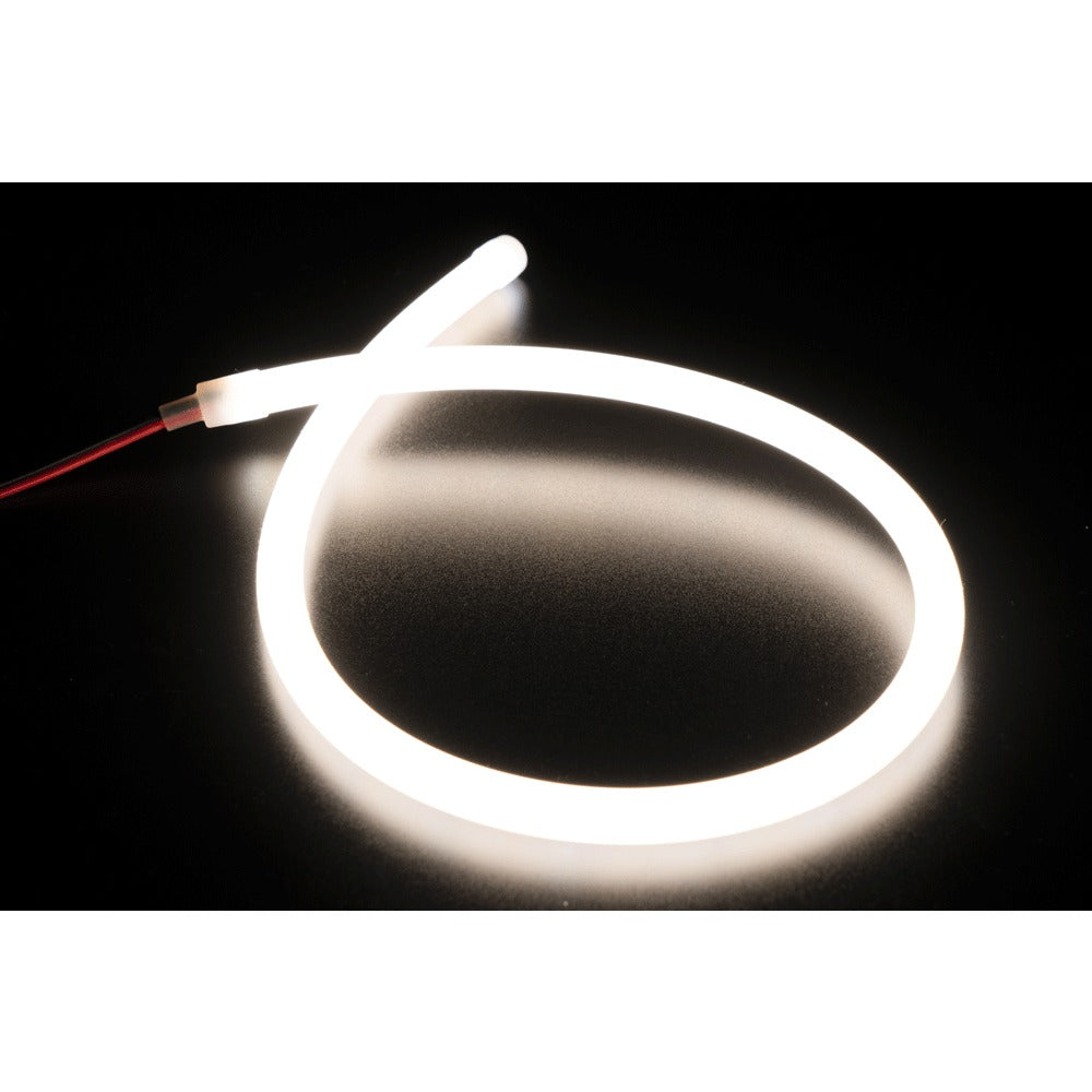 Lotus LED ES-FSCOBC-24-Y-IP67 16FT Round 8mm 3D Bendable LED Linear Neonflex Tape Light for Indoor/Outdoor
