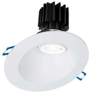 Lotus LRG3-3018K-HO-4RSL-WH 4-Inch Dim-to-Warm 11-Watt High Output LED Round Sloped Regressed Gimbal Light Fixture Dimmable Replaces 90W Halogen