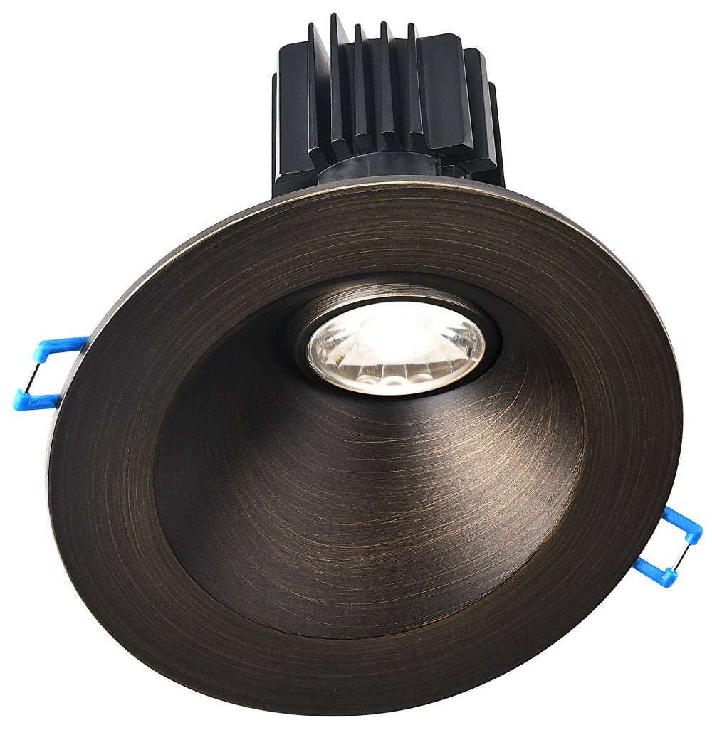 Lotus LRG3-5CCT-HO-4RSL-ORB 4-Inch 5 CCT Select 11-Watt High Output LED Round Sloped Regressed Gimbal Light Fixture Dimmable Replaces 90W Halogen