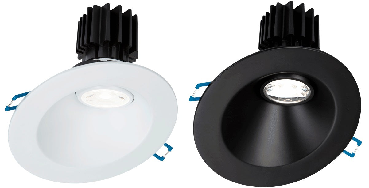 Lotus LRG3-4RSL 7.5 Watt 4-Inch LED Sloped Round Regressed Gimbal Fixture Dimmable Replaces 50W Halogen - 1