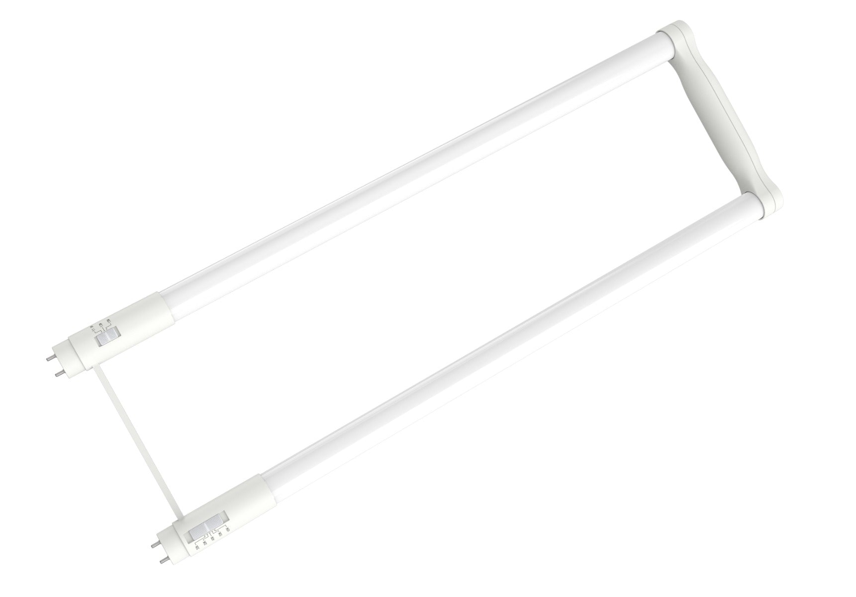 Eiko LPS15T8/U6/ABSDG/U/FCCT DLC Listed Color and Wattage Selectable 2-Foot LED Type A+B U-Bend Single+Double End Glass Tube Lamp Dimmable Replaces 32W Fluorescent