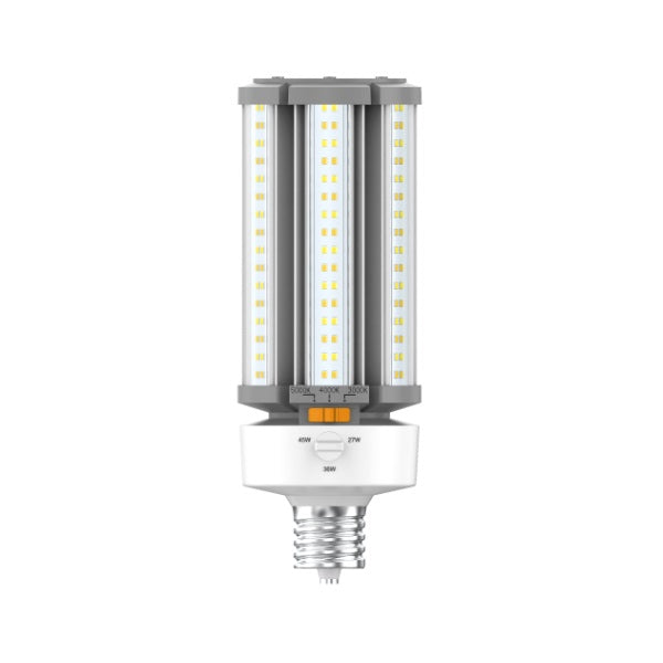 Eiko LPS45CC/8FCCT/U/EX39 DLC Listed Wattage and Color Selectable LED Corn Cob HID Replacement Lamp EX39 Replaces 100W MH/100W HPS
