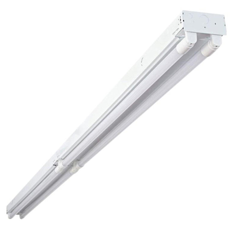 Westgate LRSL-8FT-T4L-6PK-C 8-Foot 4-Lamp LED-Ready Strip Light Fixture with Clear Lens 6-Pack