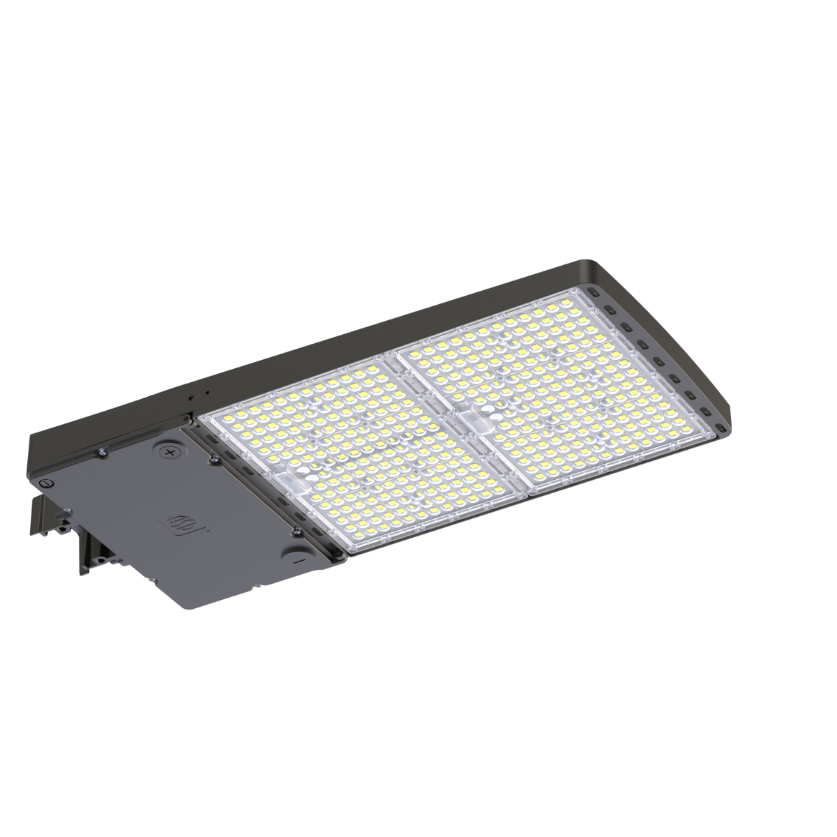 ASD Lighting ASD-LSB5B-PRO-200BR Wattage and Color Selectable LED Area Light Fixture Dimmable with Q-base and Photocell