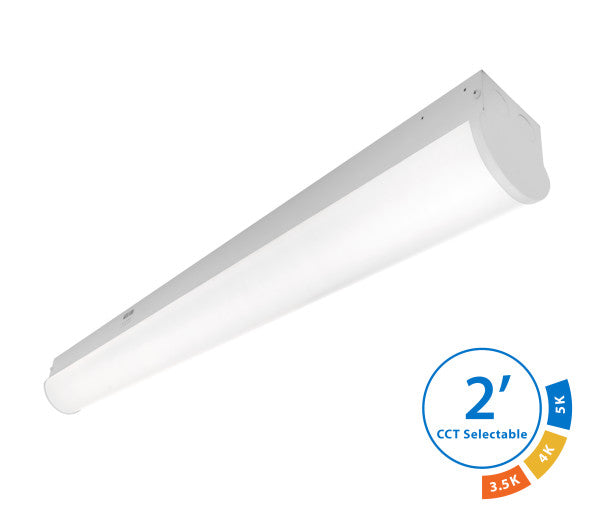 Nicor Lighting LSCS12U Color Selectable 20-Watt 2FT LED Linear Strip Light Fixture Dimmable