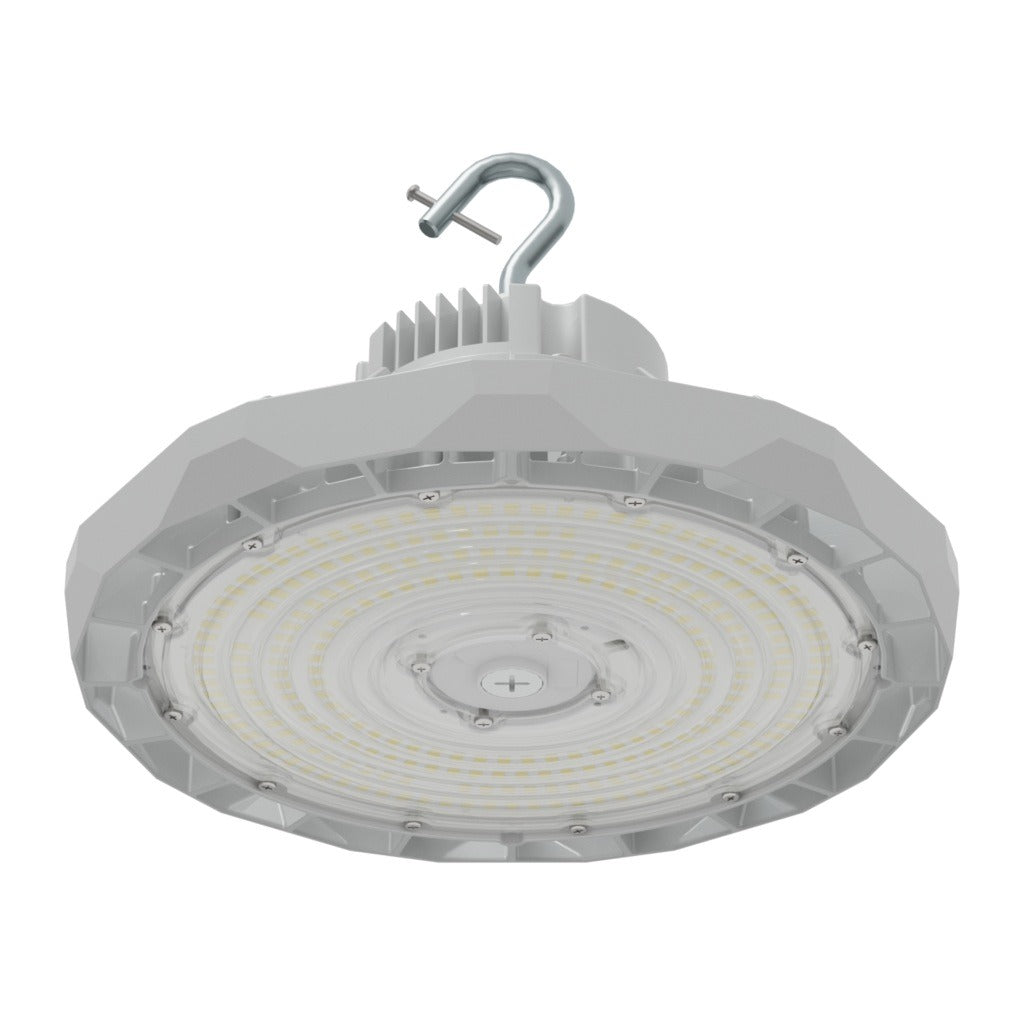 LSI Industries ARB 12 LS1 UNV Lumen Selectable LED Advantage 12-Inch White Round High Bay Light Fixture Dimmable