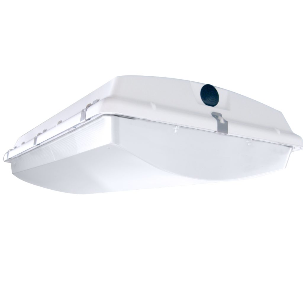 LSI Industries EGW Series Wide Enclosed and Gasketed LED Linear Light Fixture with Diffuse Acrylic Lens Dimmable
