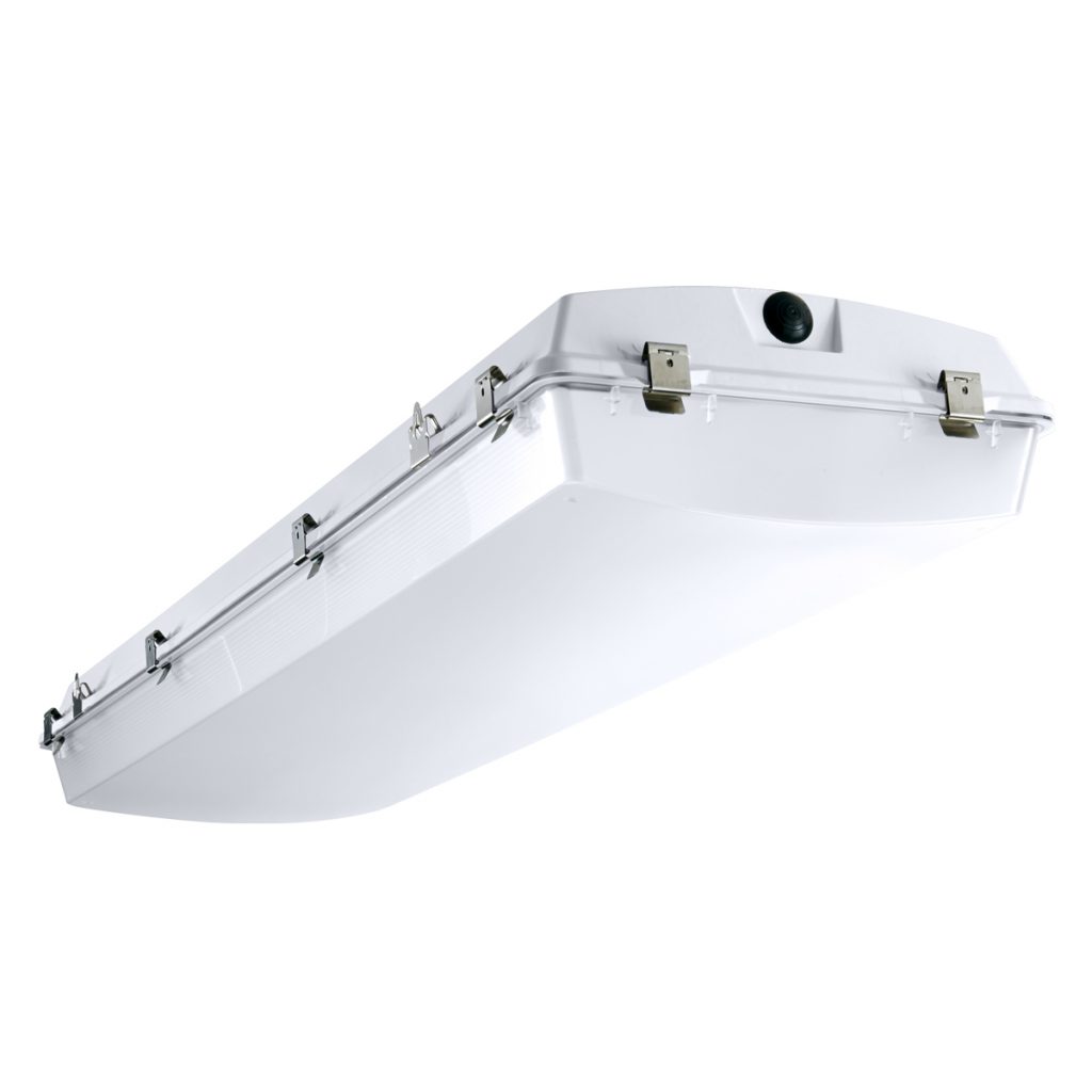 LSI Industries EGW 4FT Wide Enclosed and Gasketed LED Linear Light Fixture with Diffuse Acrylic Lens Dimmable