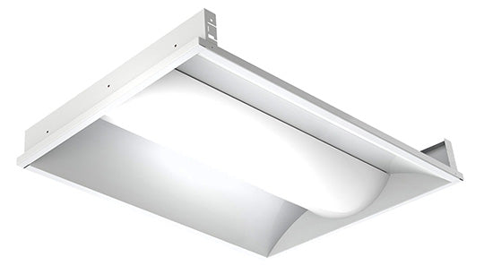 Westgate LTR-2X2-40W-D-PERF DLC Listed 40 Watt 2x2 LED Direct-Indirect Surface Mount Troffer Fixture with Perforated Basket