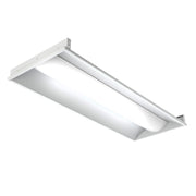 Westgate LTR-2X4-50W-40K-D DLC Listed 50 Watt 2x4 LED Direct-Indirect Troffer Fixture Dimmable with Metal Housing and PC Lens