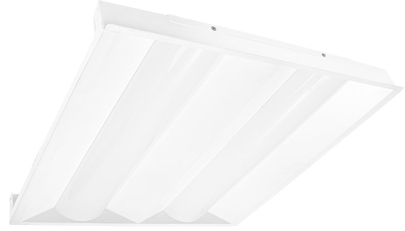 Westgate LTRD-2X2 Wattage and Color Selectable LED Dual Lens Troffer Light Fixture Dimmable