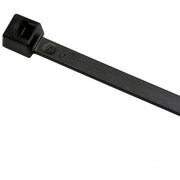 M4-18-0C 4-Inch UV Black Nylon Cable Ties up to 18lbs Load Capacity 100 Per Bag