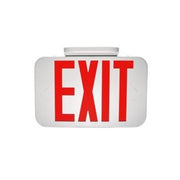 MaxLite EX-RWRC LED Exit Sign White Thermoplastic with Red Letters - Remote Head Capable