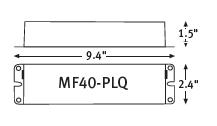 Mule Lighting MF40-PLQ Emergency Ballast for Fluorescent Lamps - 3