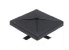 NaturaLED MT-4STC/BK Light Pole Top Cap for 4-Inch Square Pole Black