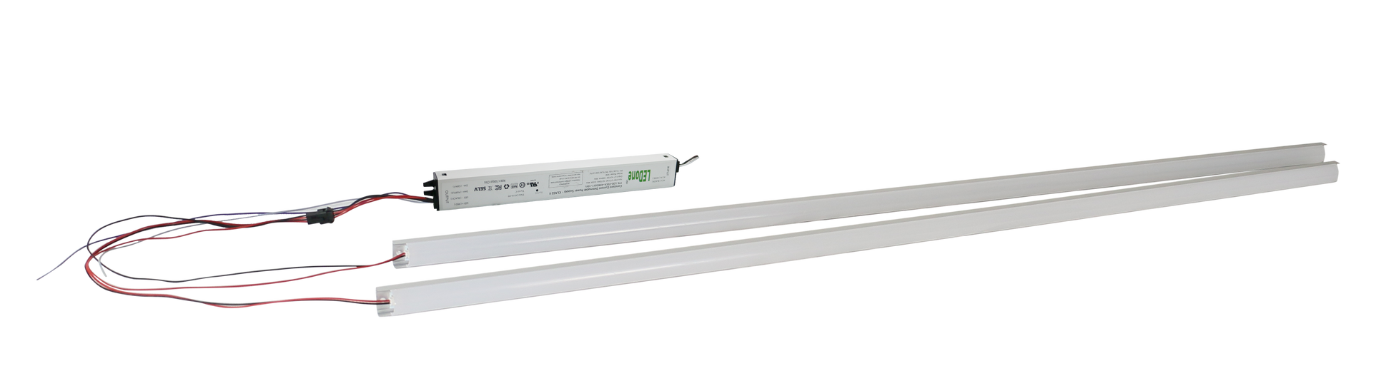 LEDone LOD-MTRT-4FT36WX2 DLC Qualified 2x4 36 Watts Magnetic Troffer Retrofit Kit Non-Dimmable - 2
