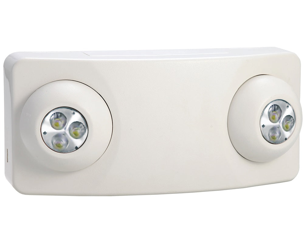 Mule Lighting MRDR-6-12 Radius Series 12-Watt LED Commercial Grade Thermoplastic Emergency Light Fixture with MR16 Lamps - 1