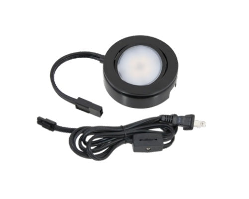 American Lighting MVP-1 4.3 Watt MVP Swivel LED Single Puck Light Kit 120V Dimmable