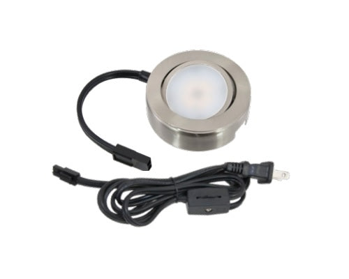American Lighting MVP-1 4.3 Watt MVP Swivel LED Single Puck Light Kit 120V Dimmable