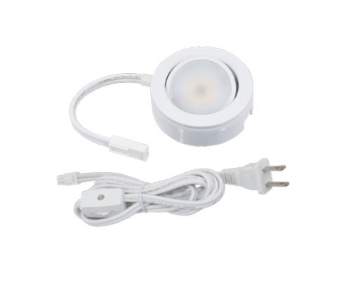 American Lighting MVP-1 4.3 Watt MVP Swivel LED Single Puck Light Kit 120V Dimmable