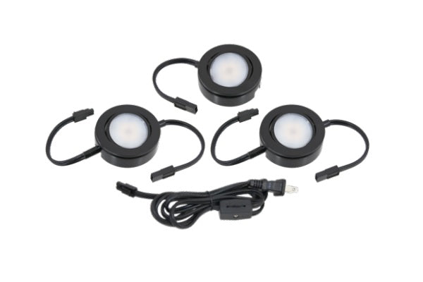 American Lighting MVP-3 4.3 Watt MVP Swivel LED 3-Puck Light Kit 120V Dimmable