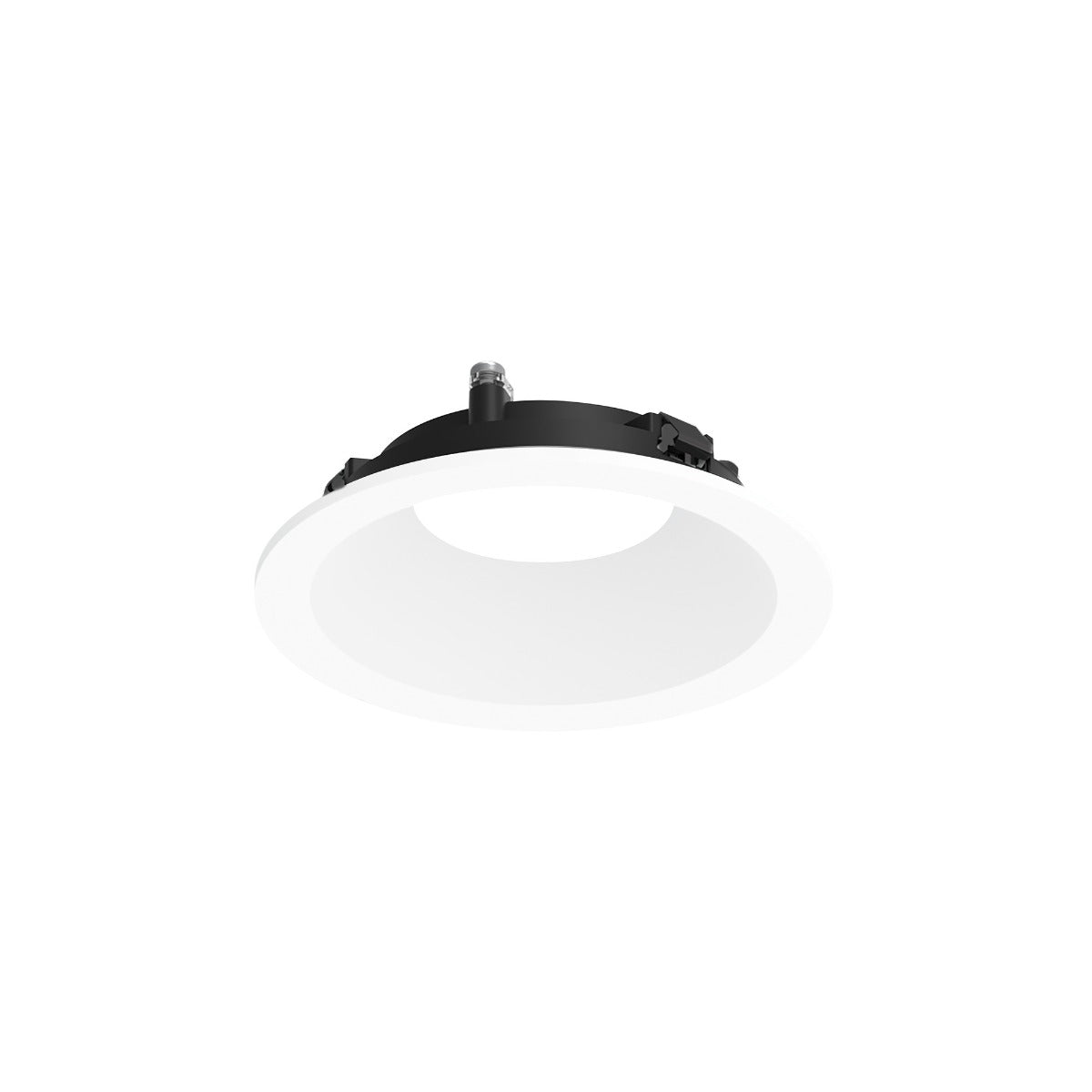 NORA Lighting NAPF-3RDN Apollo 3-Inch Round Flanged Downlight Trim - Matte Powder White Finish