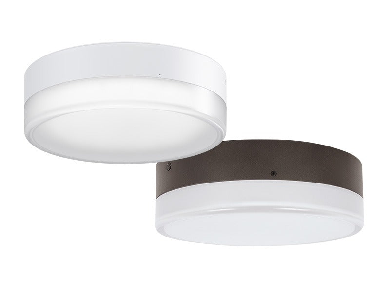 NaturaLED FX10RCM29SW/9CCT3 Wattage and Color Selectable 10-Inch LED Round Canopy Light Fixture Dimmable