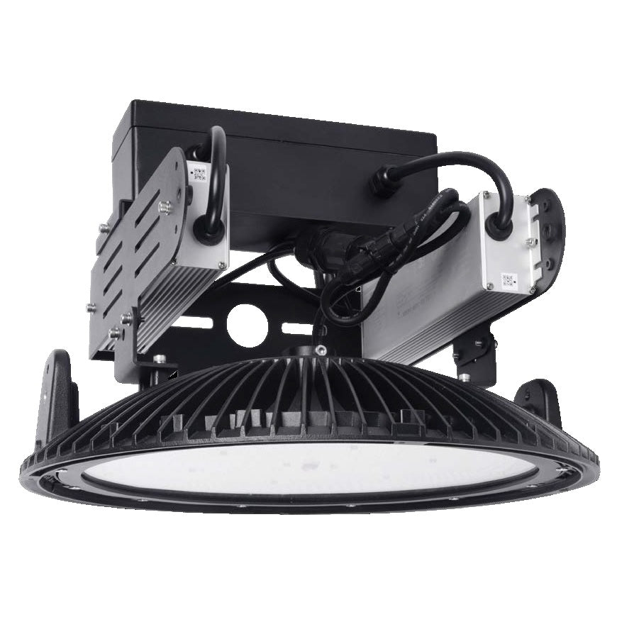NaturaLED FX16HBR DLC Listed Millwright Series 16-Inch Industrial Round High Bay Fixture Dimmable