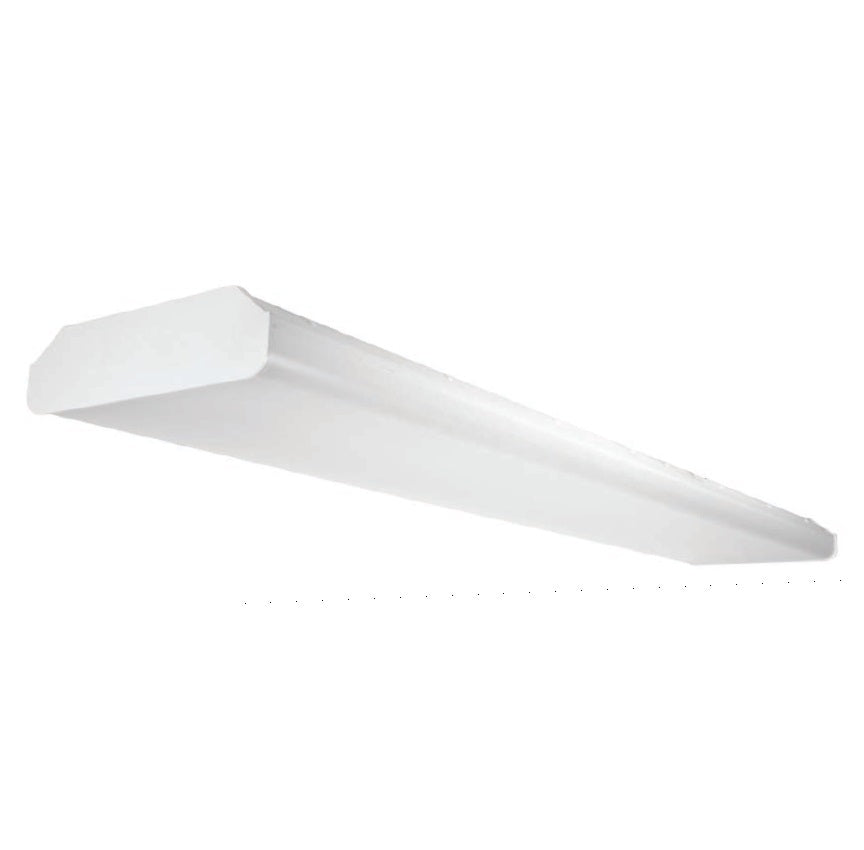 NaturaLED FXCWS44SW/48FR/8CCT3 Wattage and Color Selectable LED Commercial Utility Wrap Light Fixture Dimmable