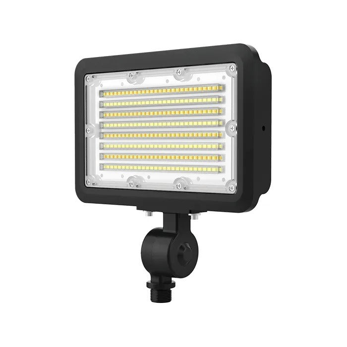 NaturaLED FXFDL60SW/77/CCT3/BK-KNC Color Selectable LED Floodlight Fixture with Knuckle Mount